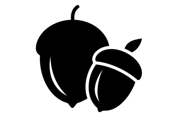 Acorn Nut Clip Art for Crafts and Graphics