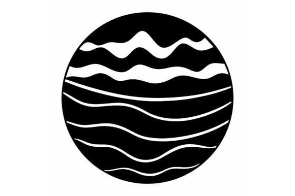 Earth Layer Clip Art Black Silhouette: Graphics and Crafts Made Simple