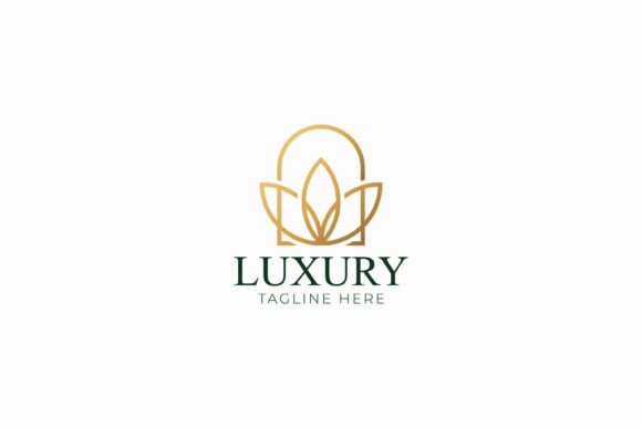 Elegant Garden Party and Wedding Logo: Graphics & Logo Templates