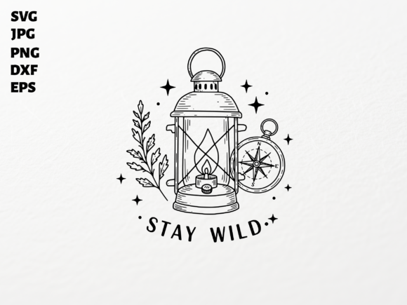 Lantern Compass SVG for Cricut: Graphics & Crafts