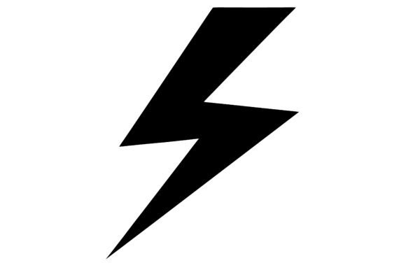 Lightning Bolt Clip Art Black: Graphics for Crafts & Bold Branding