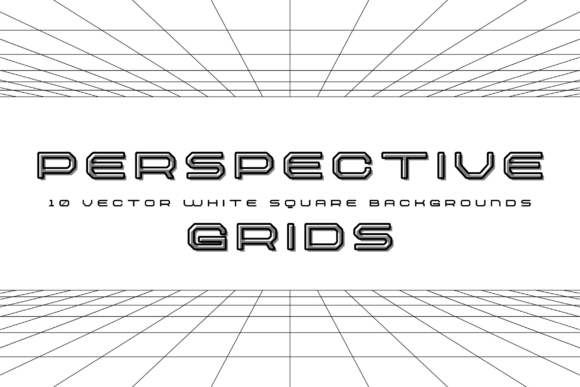 Perspective Grid Backgrounds Set: Graphics & Backgrounds