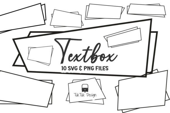 Text Box Frame Element Art SVG PNG