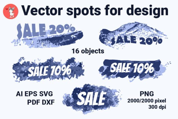 Vector Spots for Design: Graphics and Crafts in One